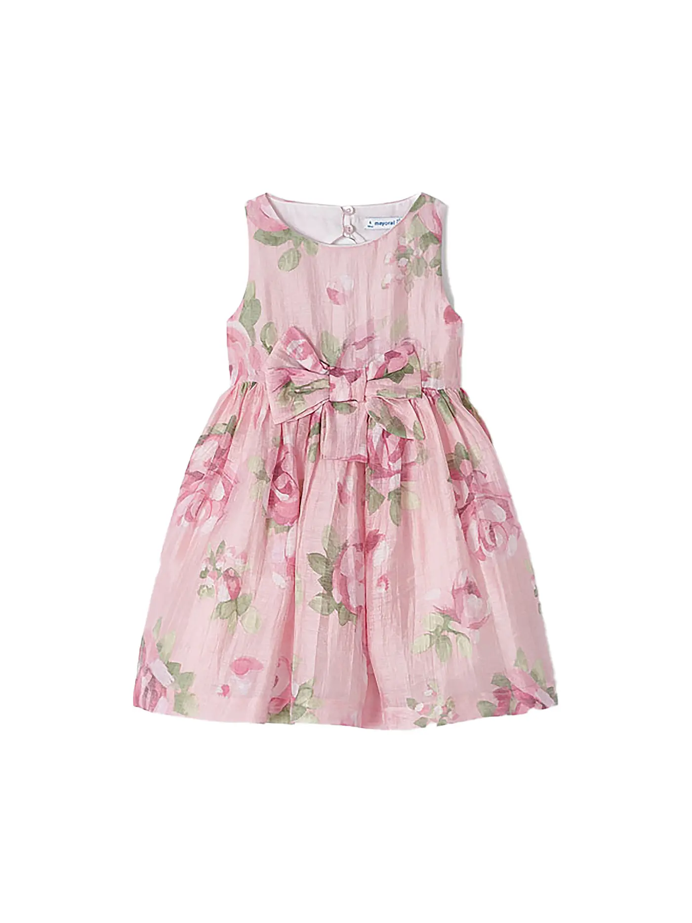 MAYORAL | Mädchen Leinenkleid | rosa